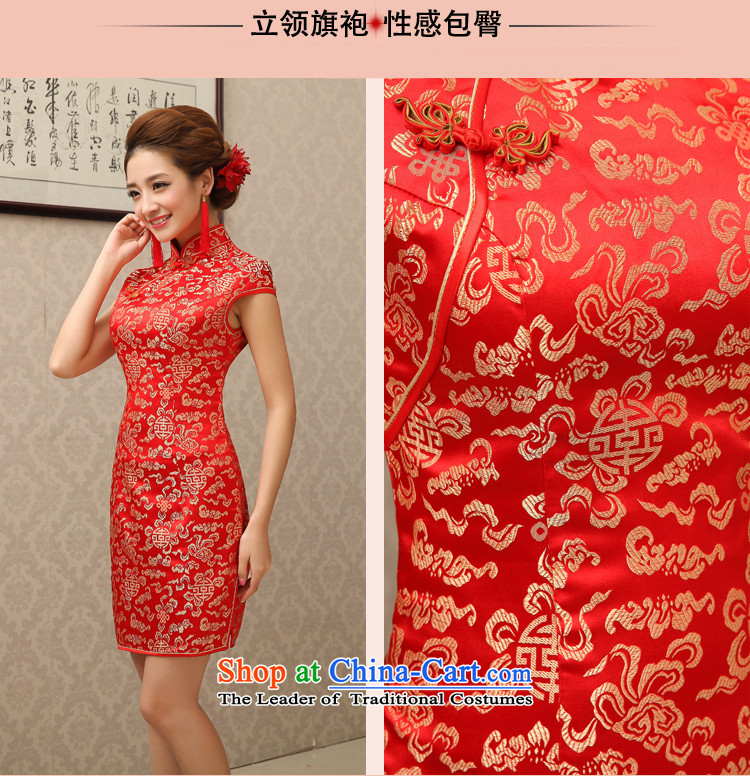 Rain-sang yi bride wedding dresses dress Summer 2015 new stylish improved traditional marriage red bows service, skirts QP497 RED S picture, prices, brand platters! The elections are supplied in the national character of distribution, so action, buy now enjoy more preferential! As soon as possible.
