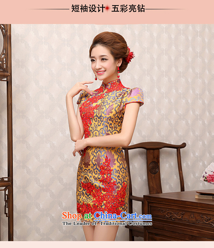 Rain-sang yi 2015 new wedding dresses summer qipao marriage cashmere mother load improved services QP480 bride Sau San bows picture color L photo, prices, brand platters! The elections are supplied in the national character of distribution, so action, buy now enjoy more preferential! As soon as possible.