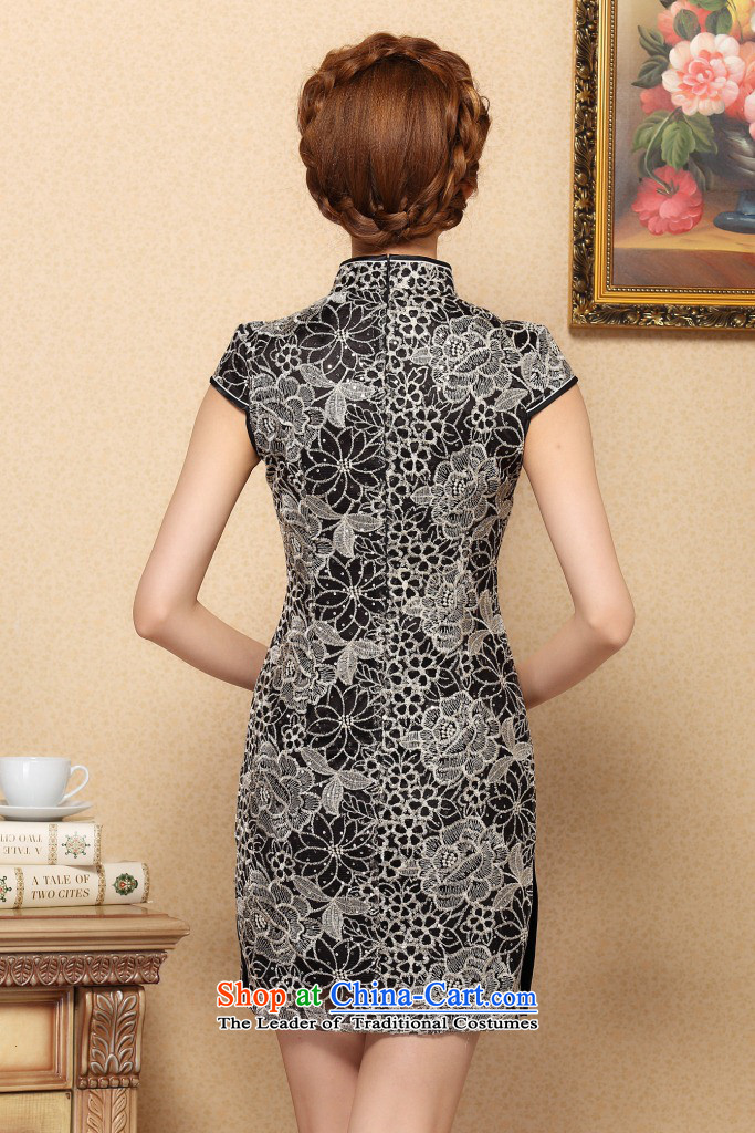 In the new kit, summer improved stylish lace cheongsam dress high end amenities lace cheongsam dress 979# figure XL Photo, prices, brand platters! The elections are supplied in the national character of distribution, so action, buy now enjoy more preferential! As soon as possible.
