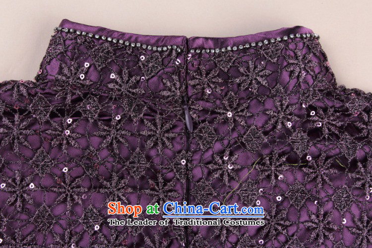 In the new kit, manually set the drill improved cheongsam noble stylish water-soluble lace cheongsam dress 992# purple XXXL picture, prices, brand platters! The elections are supplied in the national character of distribution, so action, buy now enjoy more preferential! As soon as possible.