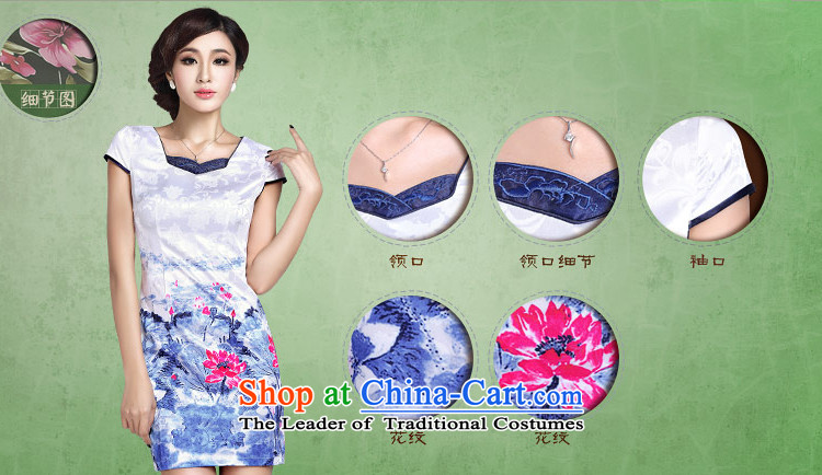 In accordance with the American's summer, New hand-painted cheongsam dress elegant qipao and sexy improved retro graphics, Sau San thin short white XL Photo LYE1367 cheongsam, prices, brand platters! The elections are supplied in the national character of distribution, so action, buy now enjoy more preferential! As soon as possible.
