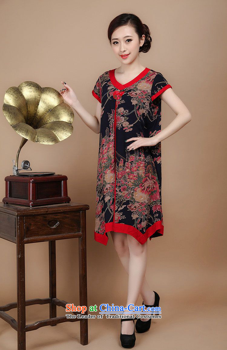 The 2014 summer of forest narcissus new Tang dynasty cotton stamp relaxd dress FGR-C1128 RED XXL picture, prices, brand platters! The elections are supplied in the national character of distribution, so action, buy now enjoy more preferential! As soon as possible.