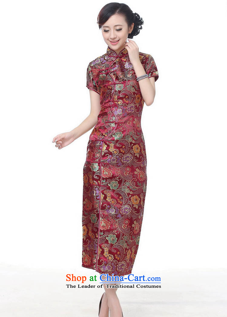 Ko Yo Gigi Lai 2015 Spring and Autumn Overgrown Tomb female upscale Silk Cheongsam retro long long high on the forklift truck cheongsam dress CHUANGQIPAO J0024 black 160/M image, prices, brand platters! The elections are supplied in the national character of distribution, so action, buy now enjoy more preferential! As soon as possible.