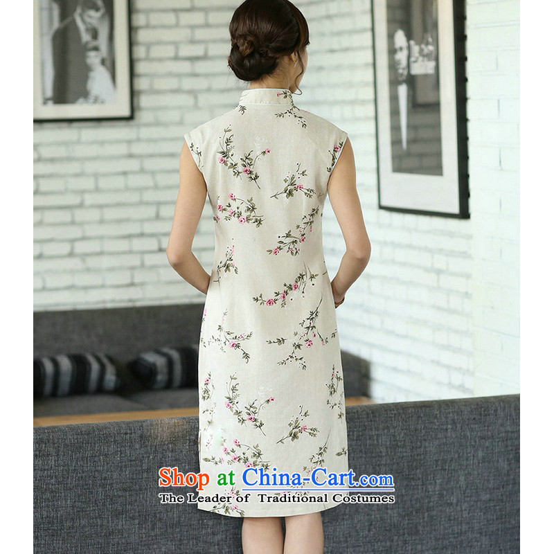 In the new Jie, Chinese Literature van improved linen summer daily saika cotton linen dresses sleeveless cheongsam dress CQP362 sleeveless based energy sources , in Wisconsin, , , , Jie shopping on the Internet