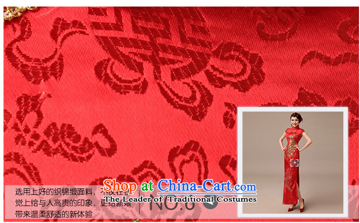 Clean the new 2015 diffuse marriages long serving Chinese qipao bows large retro red qipao red S pictures Sau San, prices, brand platters! The elections are supplied in the national character of distribution, so action, buy now enjoy more preferential! As soon as possible.
