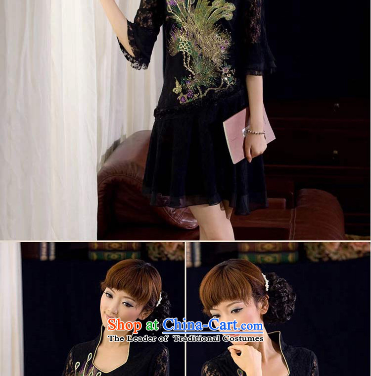 A Pinwheel Without Wind Phoenix long-sleeved qipao Yat dresses fall inside cheongsam dress improved daily stylish girl short of Sau San white S picture, prices, brand platters! The elections are supplied in the national character of distribution, so action, buy now enjoy more preferential! As soon as possible.
