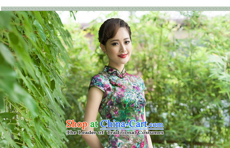 Seal of 2014 Summer New Silk Cheongsam improved daily qipao Sau San heavyweight Silk Cheongsam picture color M brand, prices, picture platters! The elections are supplied in the national character of distribution, so action, buy now enjoy more preferential! As soon as possible.