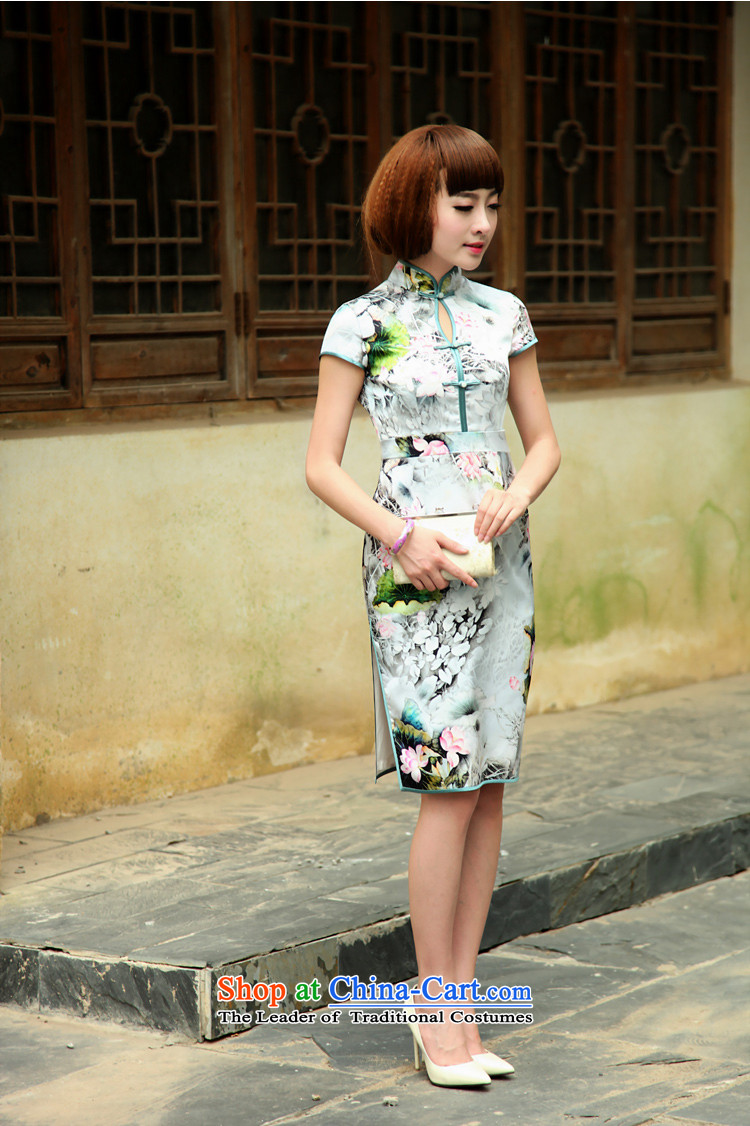 I should be grateful if you would have the birds to 2015 spring wind loading new stylish improved daily Silk Cheongsam QD505 SUIT XXL picture, prices, brand platters! The elections are supplied in the national character of distribution, so action, buy now enjoy more preferential! As soon as possible.