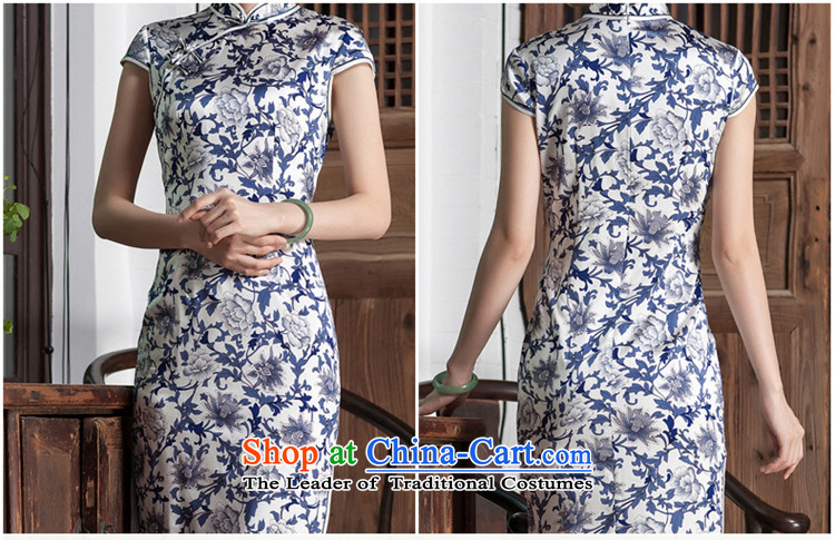 Seal of 2014 porcelain stamp female qipao heavyweight silk improved daily short stylish cheongsam dress photo color M brand, prices, picture platters! The elections are supplied in the national character of distribution, so action, buy now enjoy more preferential! As soon as possible.