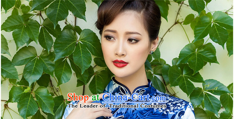 Seal of 2014 a new summer of Chinese ethnic porcelain cheongsam dress daily improved stylish Sau San porcelain M picture, prices, brand platters! The elections are supplied in the national character of distribution, so action, buy now enjoy more preferential! As soon as possible.