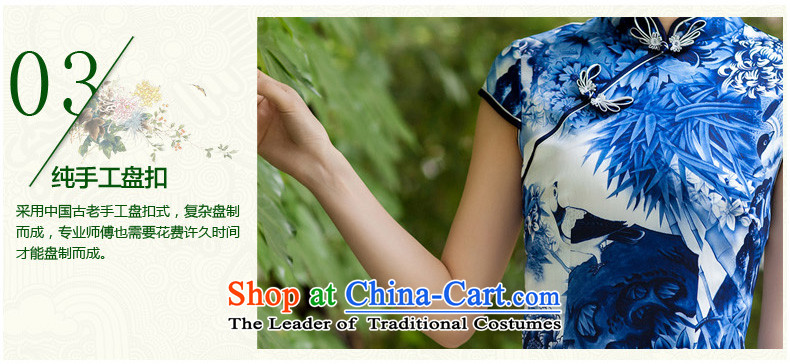 Seal of 2014 a new summer of Chinese ethnic porcelain cheongsam dress daily improved stylish Sau San porcelain M picture, prices, brand platters! The elections are supplied in the national character of distribution, so action, buy now enjoy more preferential! As soon as possible.