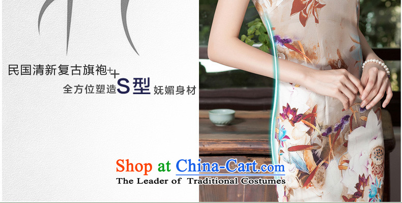 Seal of a new summer, 2014 Sau San short stylish cheongsam dress high-end heavy Ms. Silk Dresses picture color S picture, prices, brand platters! The elections are supplied in the national character of distribution, so action, buy now enjoy more preferential! As soon as possible.