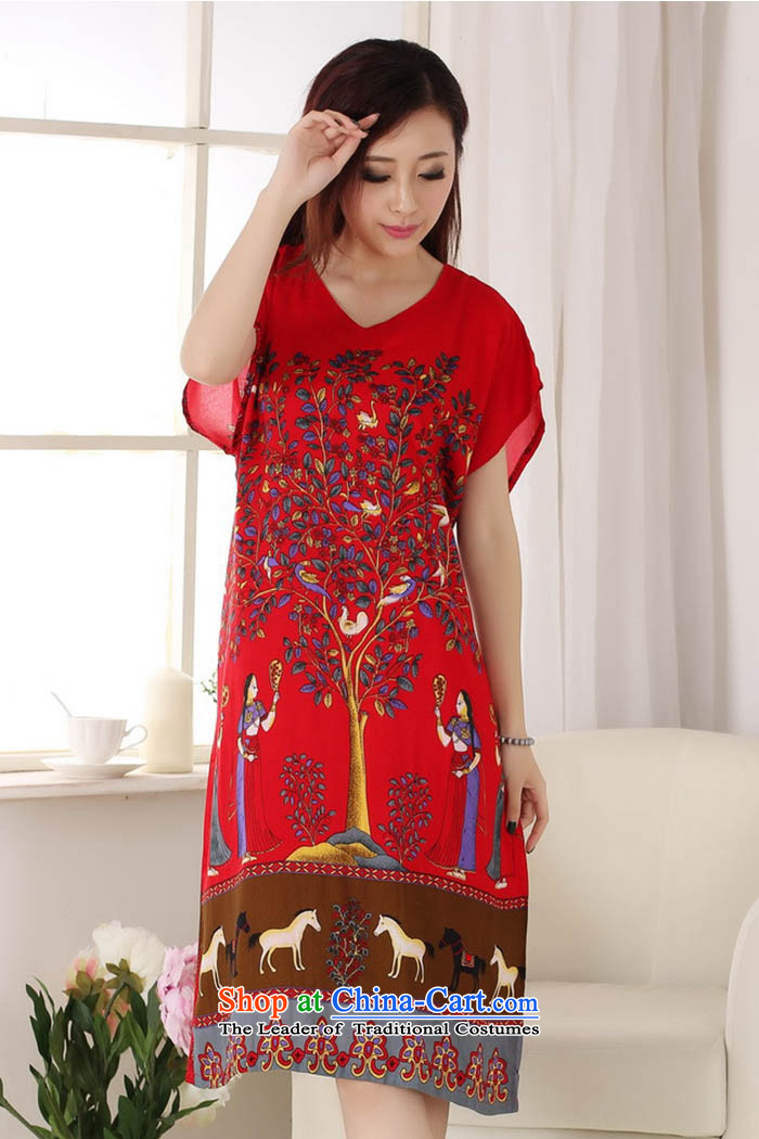 The new summer flowers figure Tang dynasty hand-painted ladies loose cotton bathrobe antique dresses -A navy blue color code picture, prices, brand platters! The elections are supplied in the national character of distribution, so action, buy now enjoy more preferential! As soon as possible.