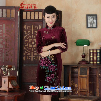 In accordance with the Love l Stretch Wool poster stylish Kim in classic short-sleeved qipao LGD/TD0003# Tang dynasty picture color pictures, prices, XL brand platters! The elections are supplied in the national character of distribution, so action, buy now enjoy more preferential! As soon as possible.