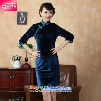 In accordance with the Love l Stretch Wool poster stylish Kim in classic short-sleeved qipao LGD/TD0008# Tang dynasty picture color S picture, prices, brand platters! The elections are supplied in the national character of distribution, so action, buy now enjoy more preferential! As soon as possible.