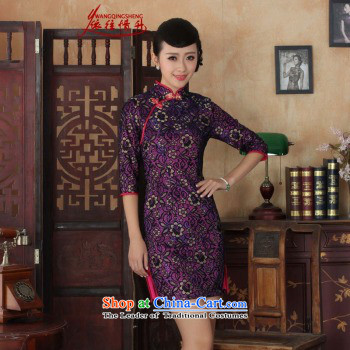 In accordance with the Love l Stretch Wool poster stylish Kim in classic short-sleeved qipao LGD/TD0008# Tang dynasty picture color S picture, prices, brand platters! The elections are supplied in the national character of distribution, so action, buy now enjoy more preferential! As soon as possible.