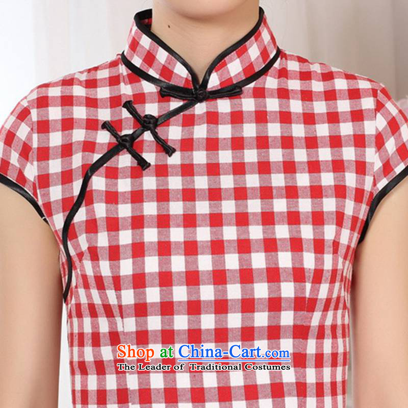 In accordance with the Love l 2015 Summer trendy new products is traversed by the segments of the collar of the Sau San Tong Load plain white Haig 2XL, LGD/D0247# cheongsam with love l , , , shopping on the Internet