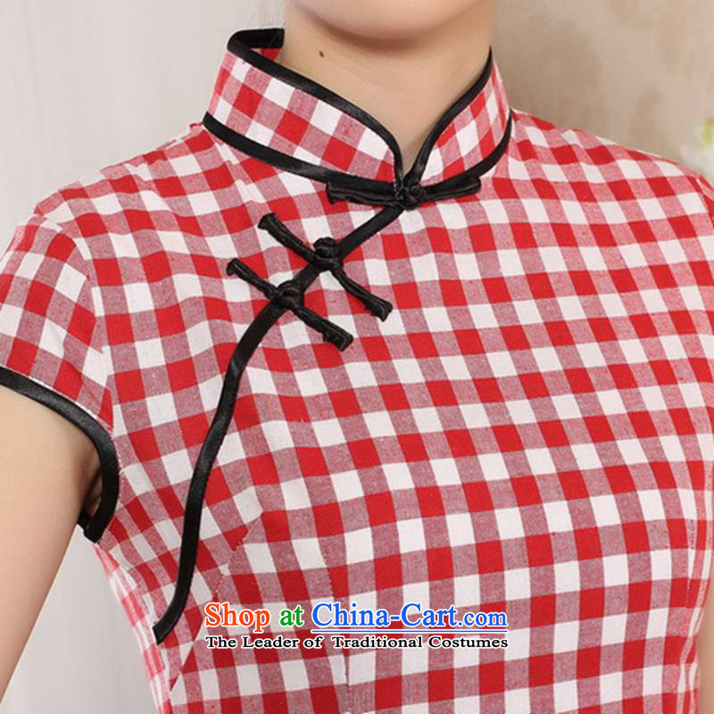 In accordance with the Love l 2015 Summer trendy new products is traversed by the segments of the collar of the Sau San Tong Load plain white Haig 2XL, LGD/D0247# cheongsam with love l , , , shopping on the Internet