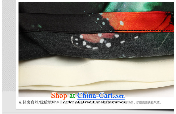 [Sau Kwun Tong] Swallowtail Butterfly 2014 Summer upscale Silk Cheongsam new retro elegant women QD4119 dark green pictures, prices, S brand platters! The elections are supplied in the national character of distribution, so action, buy now enjoy more preferential! As soon as possible.
