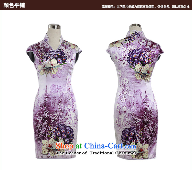 Love of birds bustling blooming spring 2015 new stylish short of Qipao improved daily Silk Cheongsam suit XXL picture, prices, brand platters! The elections are supplied in the national character of distribution, so action, buy now enjoy more preferential! As soon as possible.