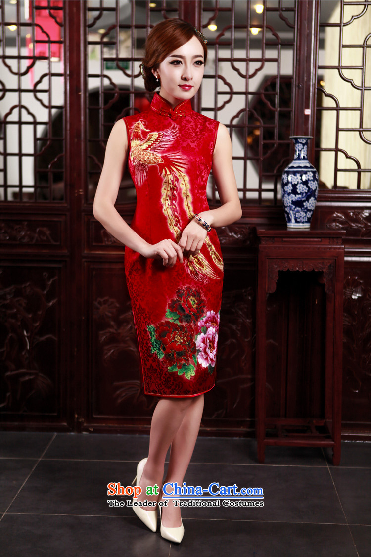 Love of birds of late 2015, Colombia Header Spring New cheongsam dress she walked peony silk marriages bows services cheongsam red L picture, prices, brand platters! The elections are supplied in the national character of distribution, so action, buy now enjoy more preferential! As soon as possible.