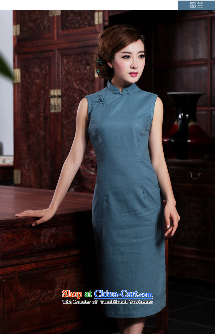 Love of birds dumping spring 2015 Nga new retro arts cotton linen dresses long cotton linen cheongsam dress orange toner L picture, prices, brand platters! The elections are supplied in the national character of distribution, so action, buy now enjoy more preferential! As soon as possible.