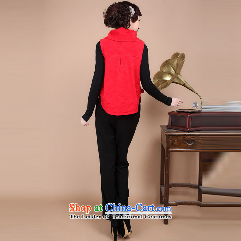 Load the autumn 2015 Tang blouses Chinese Folk Wind Jacket, a women's two kits available pants and sell FG17 XXL, red t-shirt and charm and charm of Bali , , , (shopping on the Internet