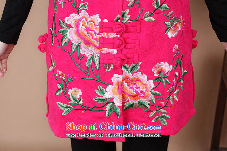 In spring and autumn 2015 Long embroidery t-shirt Chinese Folk Wind Jacket, a Tang Dynasty FG97 pants in the red T-shirt XXL picture, prices, brand platters! The elections are supplied in the national character of distribution, so action, buy now enjoy more preferential! As soon as possible.