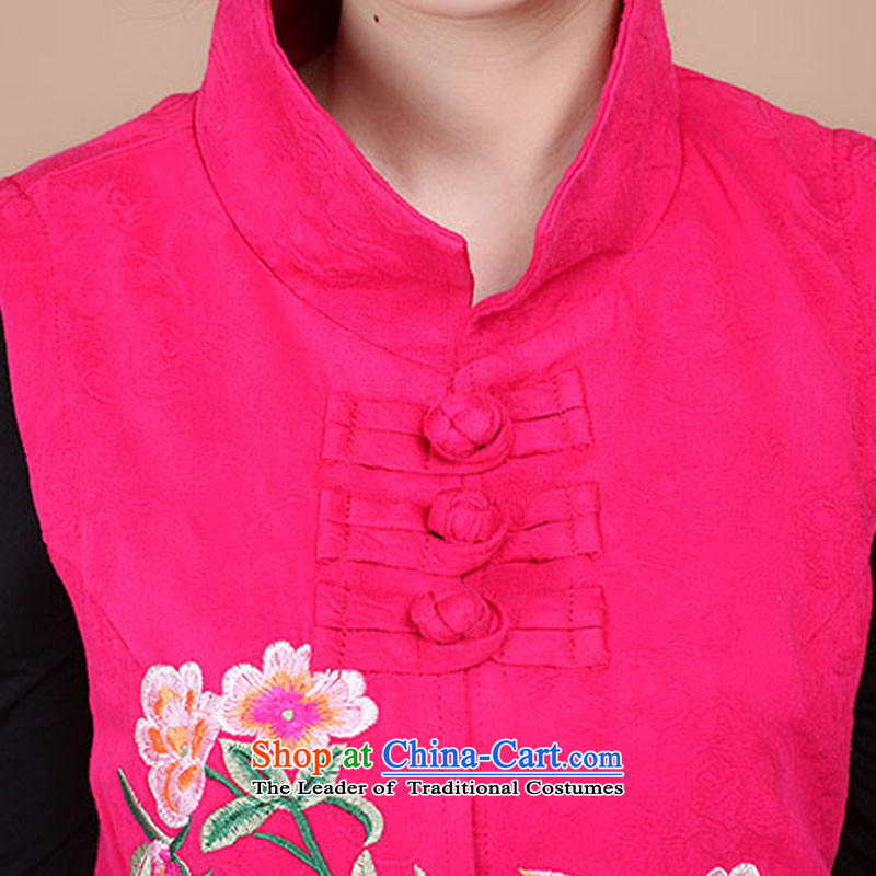 In spring and autumn 2015 Long embroidery t-shirt Chinese Folk Wind Jacket, a Tang Dynasty FG97 pants in the red t-shirt and Asia (XXL, charm charm of Bali shopping on the Internet has been pressed.
