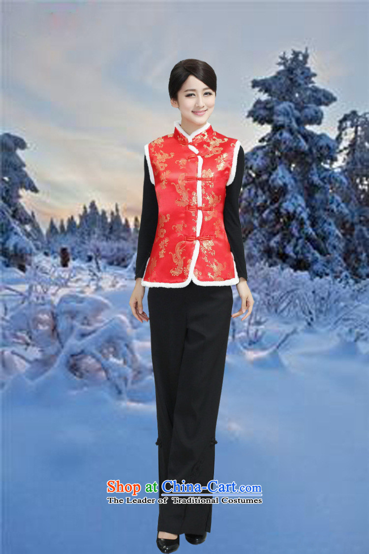 It New Fall/Winter Collections Mock-neck qipao Tang Dynasty Ma folder vest Workwear Chinese clothing national costumes - 3 XL Photo, prices, brand platters! The elections are supplied in the national character of distribution, so action, buy now enjoy more preferential! As soon as possible.