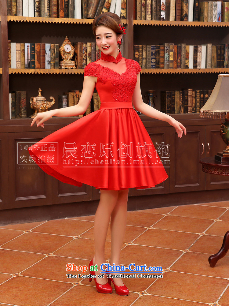 Land 2014 New Morning cheongsam dress short of marriage dress red lace retro wedding services improved bride bows 155/S red picture, prices, brand platters! The elections are supplied in the national character of distribution, so action, buy now enjoy more preferential! As soon as possible.