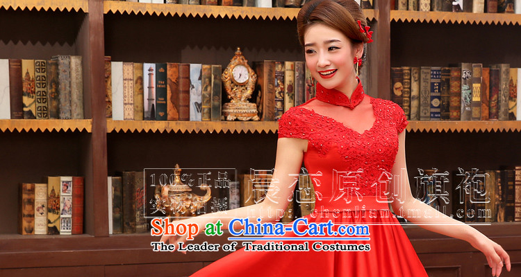 Land 2014 New Morning cheongsam dress short of marriage dress red lace retro wedding services improved bride bows 155/S red picture, prices, brand platters! The elections are supplied in the national character of distribution, so action, buy now enjoy more preferential! As soon as possible.
