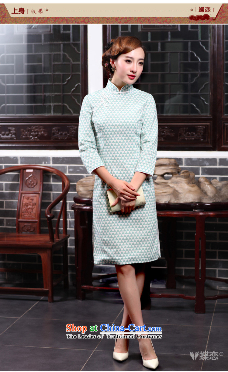 The Butterfly Lovers autumn 2015 new for women improved stylish cheongsam dress daily Sau San cotton linen cheongsam dress 47014 figure M picture, prices, brand platters! The elections are supplied in the national character of distribution, so action, buy now enjoy more preferential! As soon as possible.