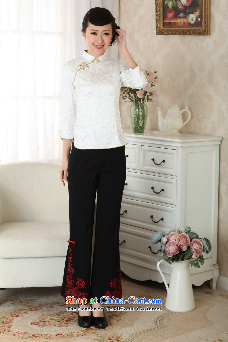 It fall inside the new collar improved qipao Tang Dynasty Chinese Tang Women's clothes is pressed to pure cotton shirt Tang tray clip White M picture, prices, brand platters! The elections are supplied in the national character of distribution, so action, buy now enjoy more preferential! As soon as possible.