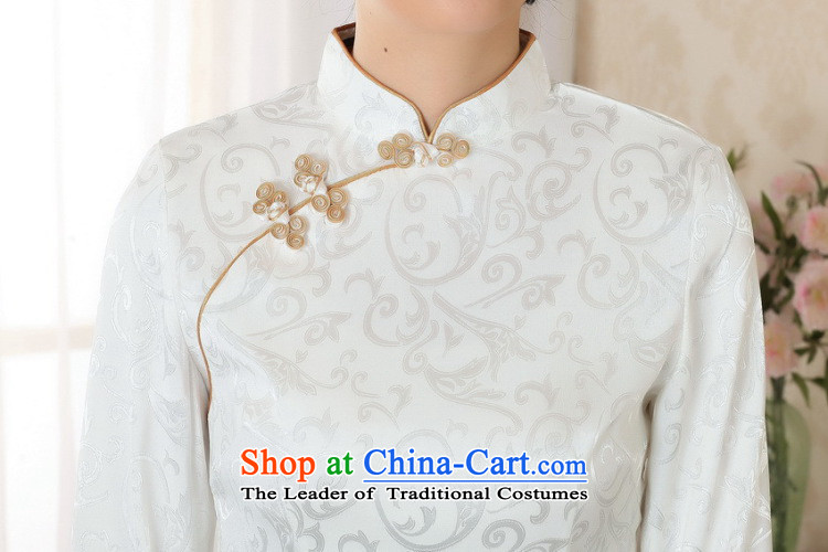 It fall inside the new collar improved qipao Tang Dynasty Chinese Tang Women's clothes is pressed to pure cotton shirt Tang tray clip White M picture, prices, brand platters! The elections are supplied in the national character of distribution, so action, buy now enjoy more preferential! As soon as possible.