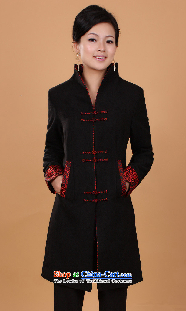 Can Green in older women's stylish new moms spring loaded collar stitching Tang Dynasty Wind Jacket /2987# D - 2 black M picture, prices, brand platters! The elections are supplied in the national character of distribution, so action, buy now enjoy more preferential! As soon as possible.