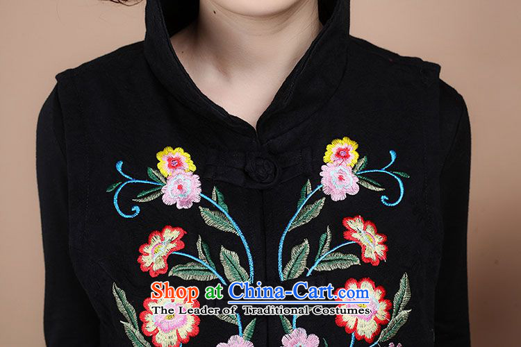 The 2014 autumn forest narcissus loaded on a new cotton jacquard collar retro Tang dynasty embroidery cheongsam vest Fgr-a086 black XXL picture, prices, brand platters! The elections are supplied in the national character of distribution, so action, buy now enjoy more preferential! As soon as possible.