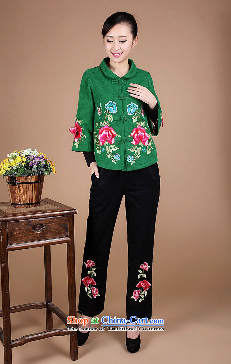 The 2014 autumn-jae on cotton jacquard retro Tang dynasty botanical flower embroidery peony mother blouses Fgr-a1301 rose red XXL picture, prices, brand platters! The elections are supplied in the national character of distribution, so action, buy now enjoy more preferential! As soon as possible.