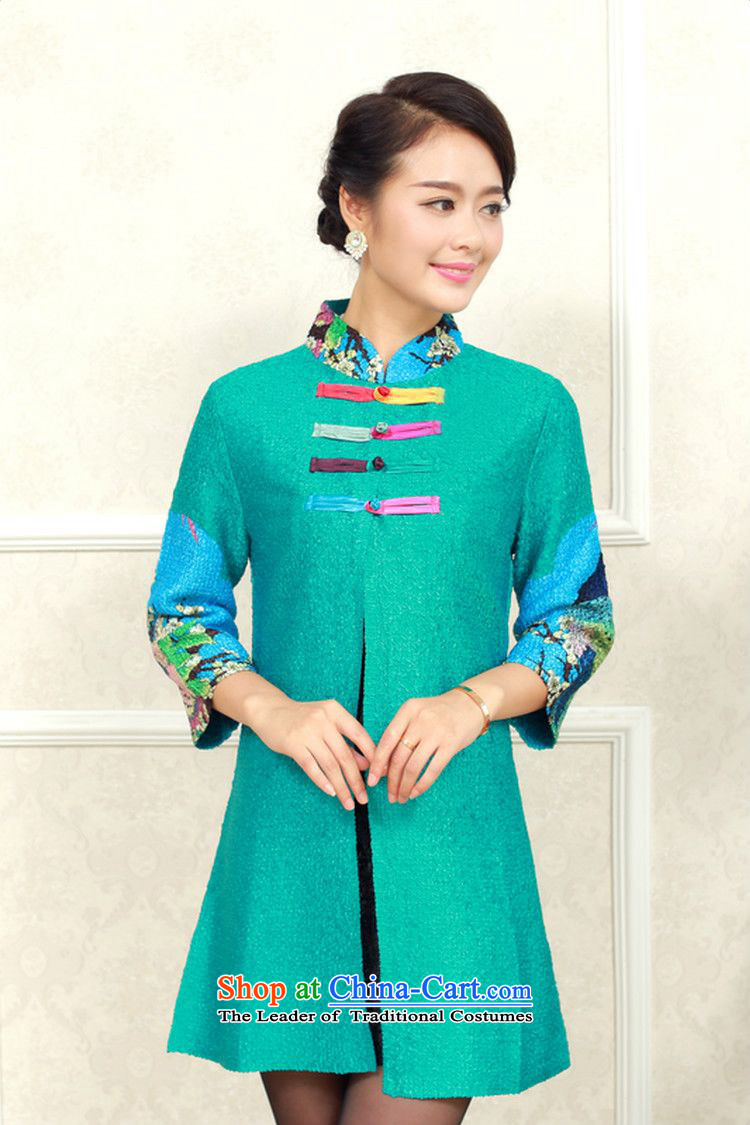 The 2014 autumn-jae on long collar Wah Kwai silk stamp wild Tang dynasty XYY-8311 GREEN XL Photo, prices, brand platters! The elections are supplied in the national character of distribution, so action, buy now enjoy more preferential! As soon as possible.