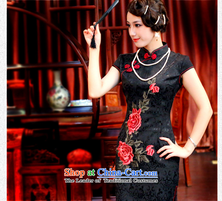 After a day of Lunar New Year 2015 summer, the Wind jacquard cotton peony embroidery stylish improved leisure short of Qipao 3015 3015 on white M pictures, prices, brand platters! The elections are supplied in the national character of distribution, so action, buy now enjoy more preferential! As soon as possible.