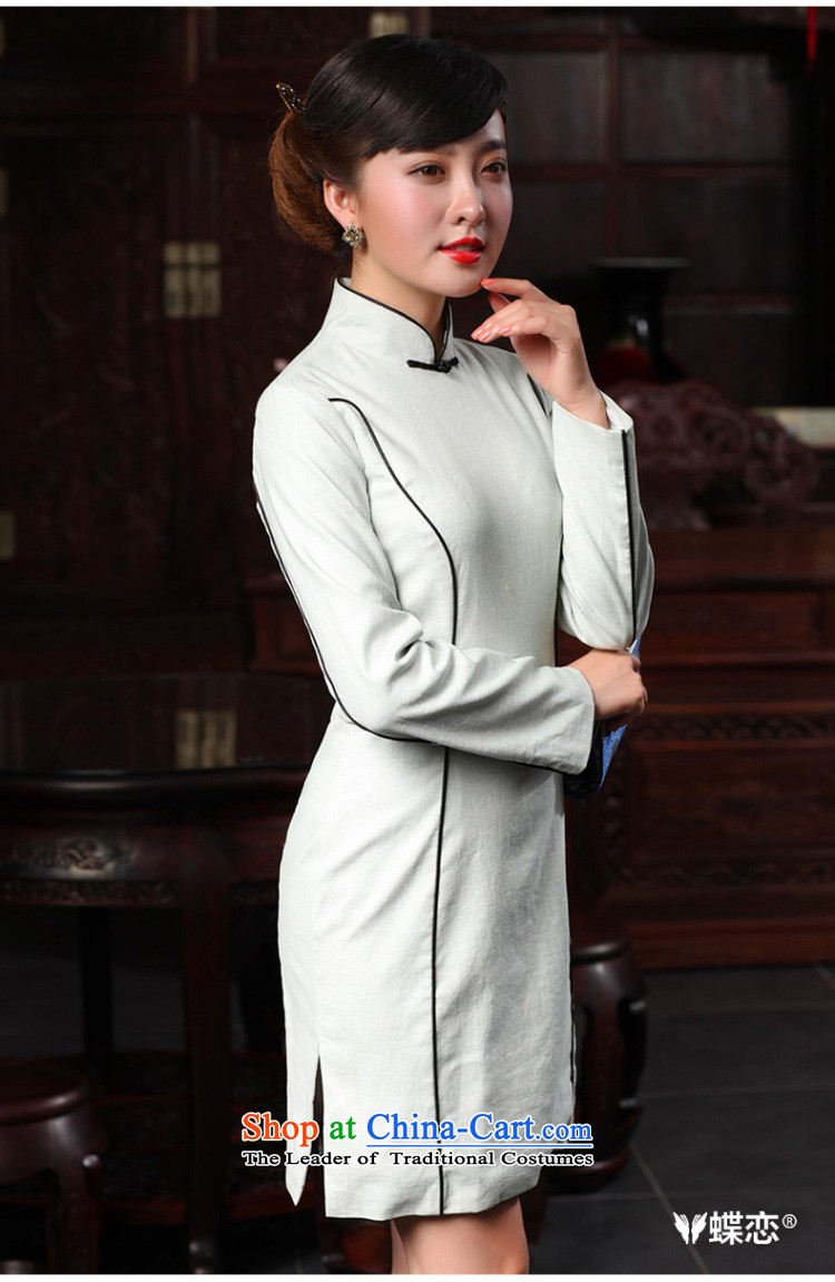 Butterfly Lovers 2015 Autumn New) cheongsam dress retro style cheongsam dress daily improved Sau San qipao was 48,010 silver gray XXL picture, prices, brand platters! The elections are supplied in the national character of distribution, so action, buy now enjoy more preferential! As soon as possible.
