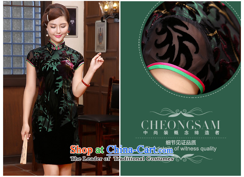 [Sau Kwun Tong] Silk Cheongsam 2015 cloying spring retro look with dress mother Sau San QD4809 Suit M picture, prices, brand platters! The elections are supplied in the national character of distribution, so action, buy now enjoy more preferential! As soon as possible.