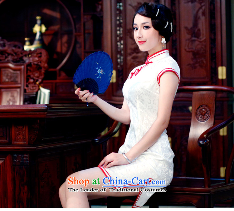 After a day of 2015, the Wind stylish improved summer Stylish retro stamp qipao Chinese skirts 0166 0166 red edge S picture, prices, brand platters! The elections are supplied in the national character of distribution, so action, buy now enjoy more preferential! As soon as possible.