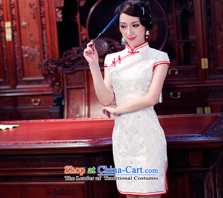 After a day of 2015, the Wind stylish improved summer Stylish retro stamp qipao Chinese skirts 0166 0166 red edge S picture, prices, brand platters! The elections are supplied in the national character of distribution, so action, buy now enjoy more preferential! As soon as possible.