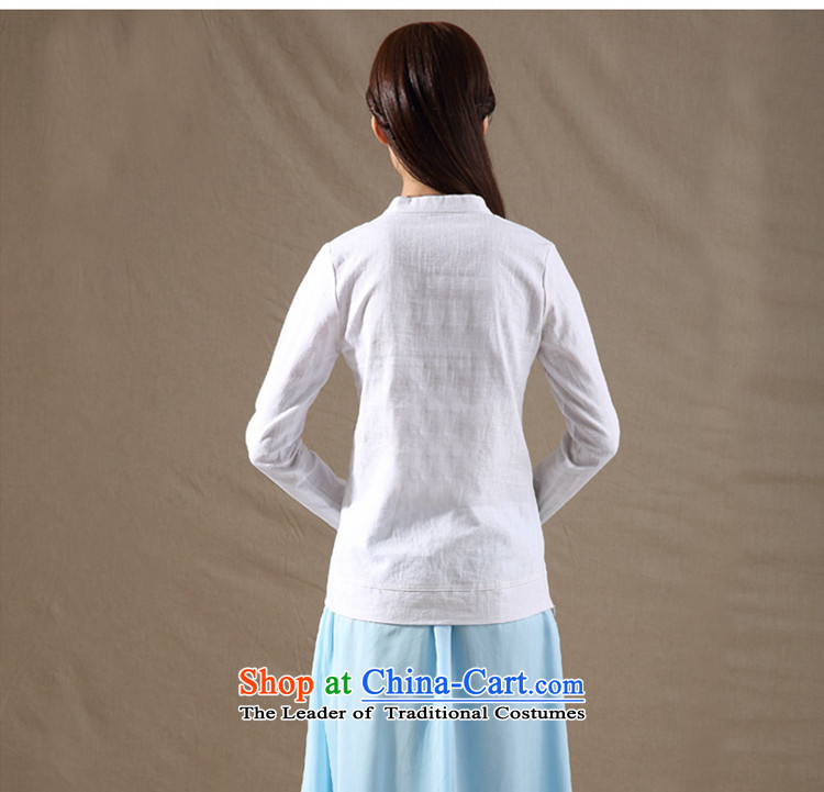 No. of Ramadan 2014 Autumn Load Tang new cotton linen ethnic long-sleeved white L pictures, qipao price, brand platters! The elections are supplied in the national character of distribution, so action, buy now enjoy more preferential! As soon as possible.