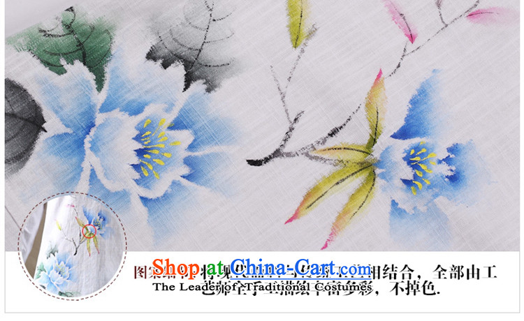 No. of Ramadan 2014 Autumn Load Tang new cotton linen ethnic long-sleeved white L pictures, qipao price, brand platters! The elections are supplied in the national character of distribution, so action, buy now enjoy more preferential! As soon as possible.