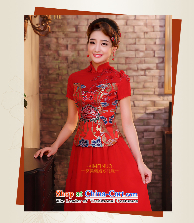 The HIV qipao 2015 new marriages long red bows to Lace Embroidery retro improved Chinese Dress Q0028 RED XL Photo, prices, brand platters! The elections are supplied in the national character of distribution, so action, buy now enjoy more preferential! As soon as possible.