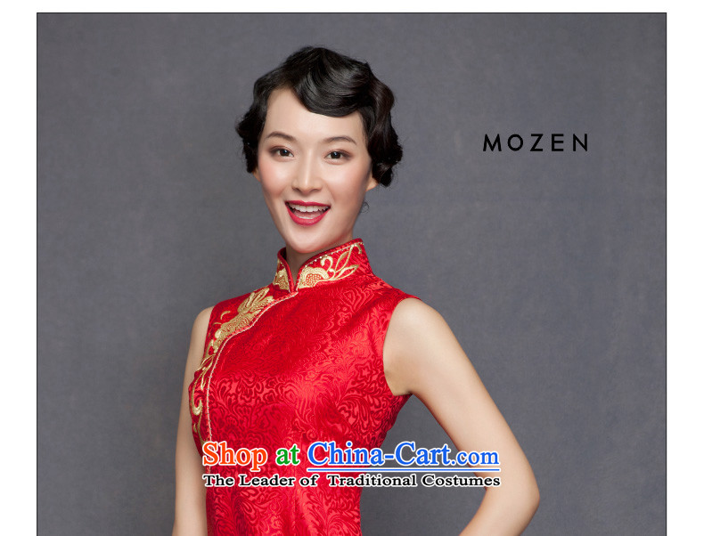 The spring of 2015 really : New Silk Cheongsam dress embroidered with bride marriage bows dress 32488 04 deep red L picture, prices, brand platters! The elections are supplied in the national character of distribution, so action, buy now enjoy more preferential! As soon as possible.
