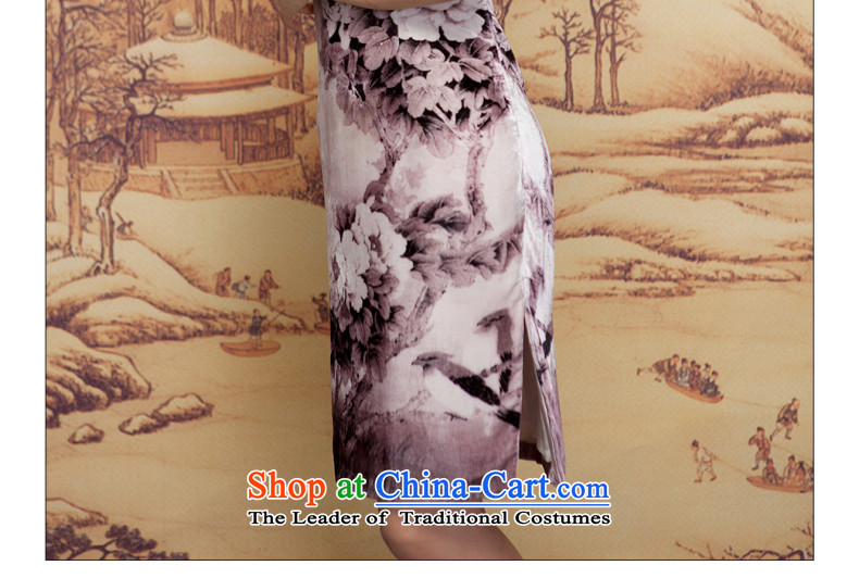 The spring of 2015 really wooden skirt the new Chinese silk cheongsam dress retro elegant dress 32,400 00 S pictures, prices of pollution, brand platters! The elections are supplied in the national character of distribution, so action, buy now enjoy more preferential! As soon as possible.