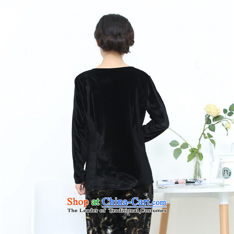 The 2014 autumn-jae on Tang blouses large relaxd the elderly in the replace Kim T-shirt SYM-905 scouring pads picture color ink-jae.... XXXL, shopping on the Internet